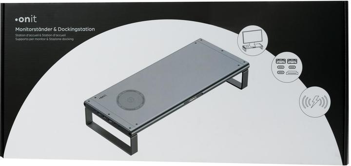 Immagine prodotto Onit Monitorständer & Dockingstation PiuSpazio 49", 6 Ports