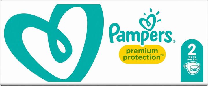 Produktbild Pampers Premium Protection (Gr. 2, Monatsbox, 240 Stk.)