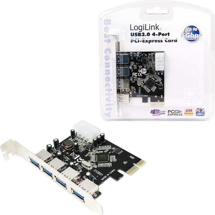 Immagine prodotto LogiLink Scheda di interfaccia PCI Express USB 3.0 4x