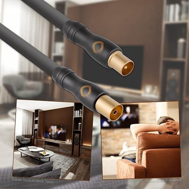 Image du produit Oehlbach Transmission Shift 600 black 6,00m (120 dB, Câble d'antenne)