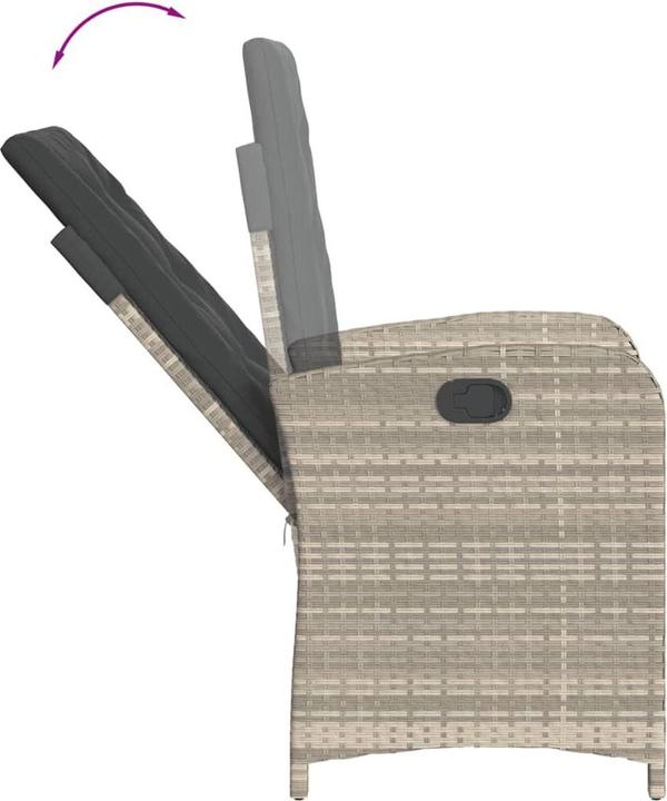 Produktbild vidaXL Garten Essgruppe (190 x 80 x 74 cm)