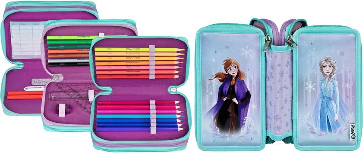 Actual product image Scooli Trippledecker Frozen Disney case
