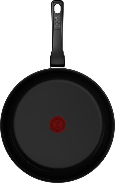 Actual product image Tefal Renew Black Ceramic Koekenpan - 28 cm - Inductie (28 cm, Frying pan, Aluminium)