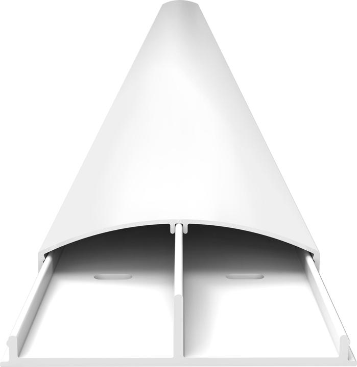 Immagine prodotto Multibrackets Canalina per cavi 75x1600, alluminio, bianco (Tubazione, 160 cm)