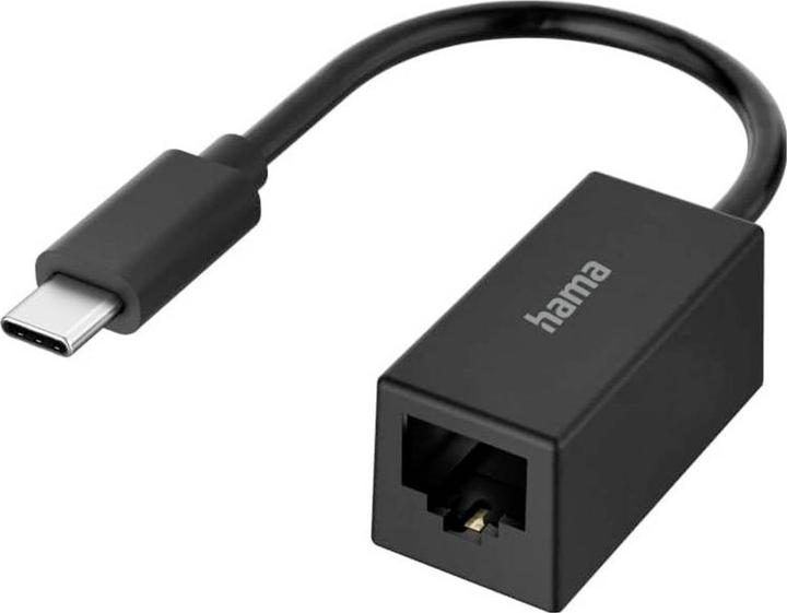 Immagine prodotto Hama Netzwerk-Adapter, USB-C-Stecker - LAN/Ethernet-Buchse, 2,5 Gigabit Ethernet (USB 3.0, USB-C)