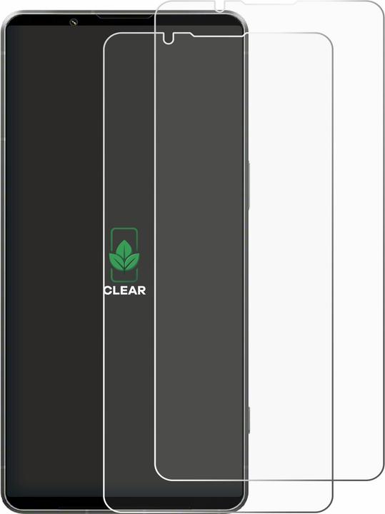 Produktbild ScreenLeaf Schutzfolie nachhaltiger Displayschutz Display Schutz Folie Klar Transparent (2 Stück, Sony Xperia 1 VII)