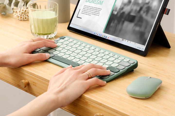 Produktbild ASUS Computer keyboard KW100 KEYBOARD/GN/UI/80 (DE, Kabellos)