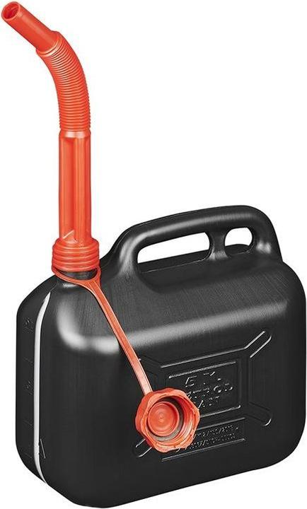 Image du produit ProPlus Bidon d'essence 5L plastique noir homologué UN