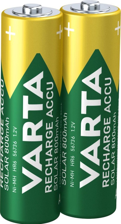 Image du produit Varta Recharger Accu Solar (2 pcs, AA, 800 mAh)