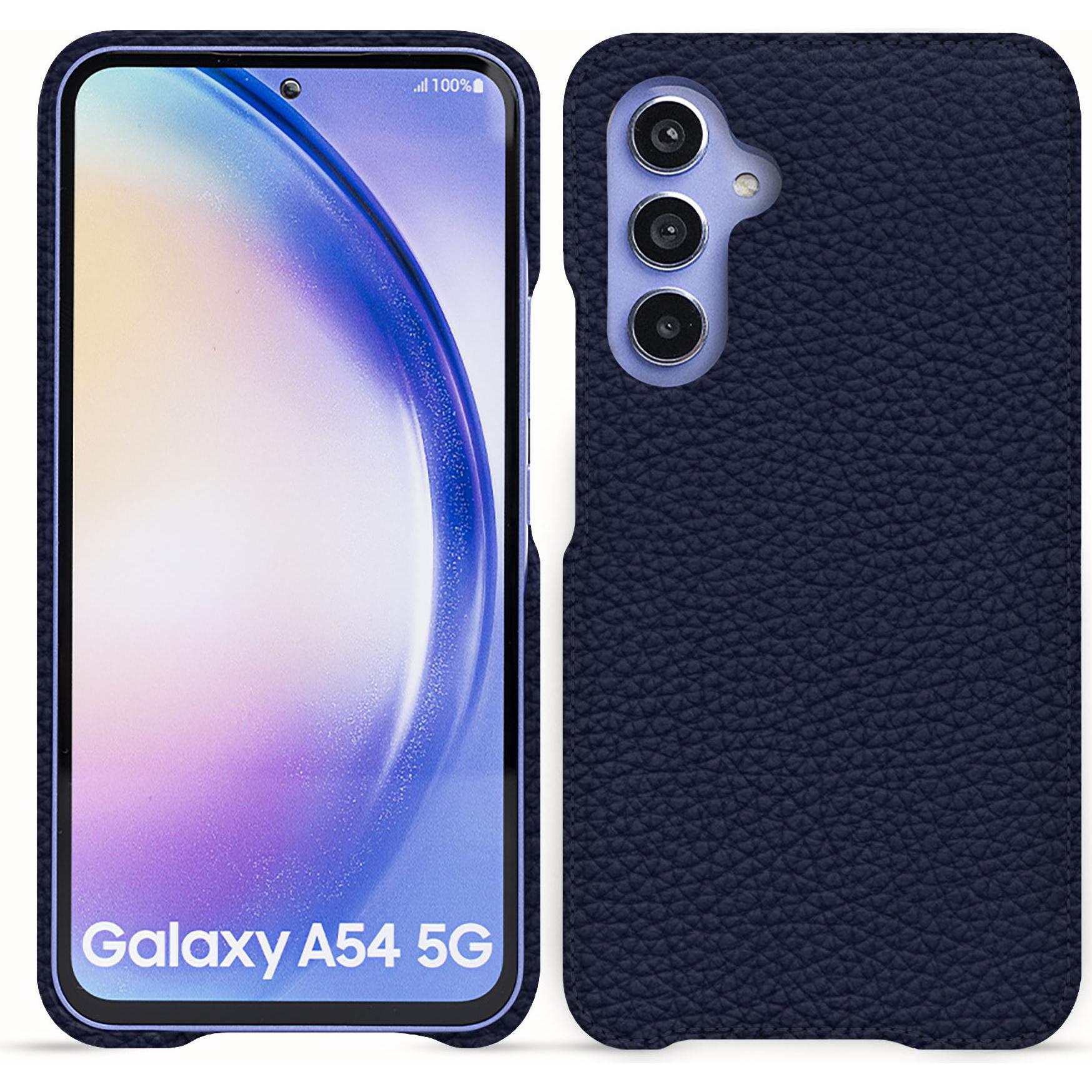 Noreve Lederschutzhülle (Samsung Galaxy A54 5G), Smartphone Hülle, Violett