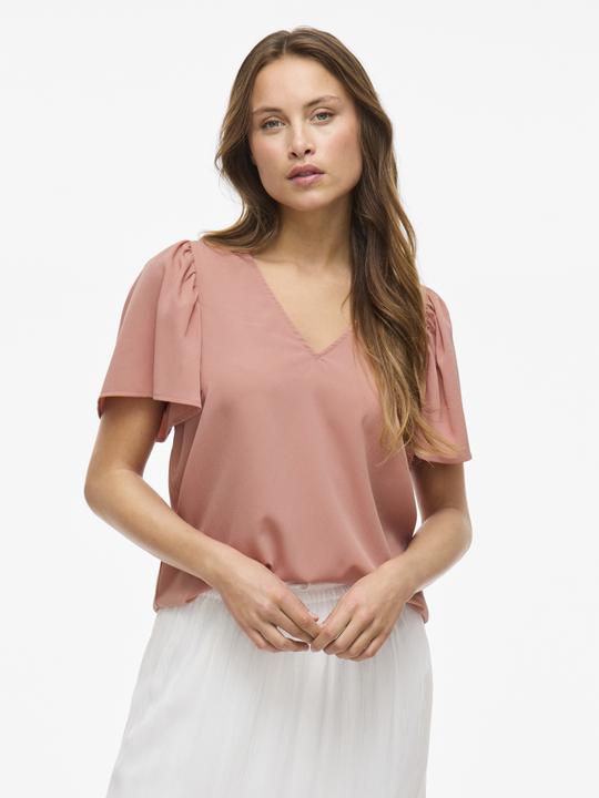 Immagine prodotto Vila V-Ausschnitt Oberteil mit kurzen Ärmeln (38)
