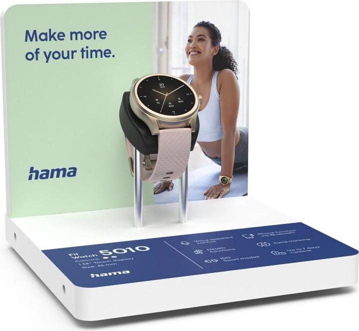 Actual product image Hama Fit Watch 5010 Test Module.rose GOLD.18x18x16cm Engels (73296008)