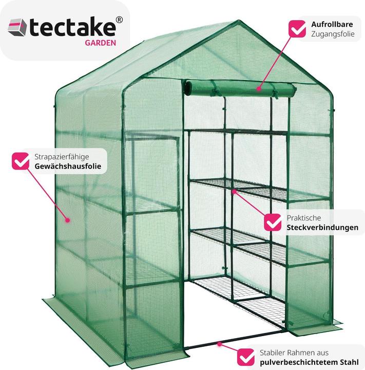 Produktbild tectake Gewächshaus