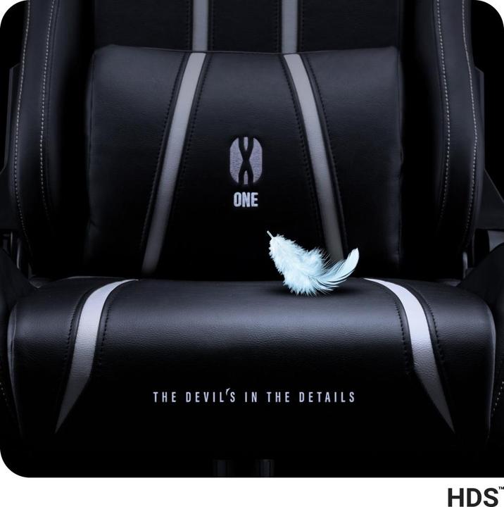 Immagine prodotto Diablo Sedia da gioco X-One 2.0 Gaming Chair Normal, Nero-bianco
