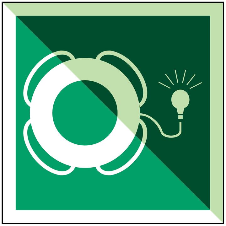 Produktbild Brady IMO - Rettungsring mit Lampe