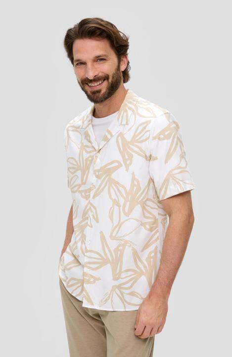 Produktbild S.Oliver Hemd Kurzarmhemd mit All-over-Print (XL)