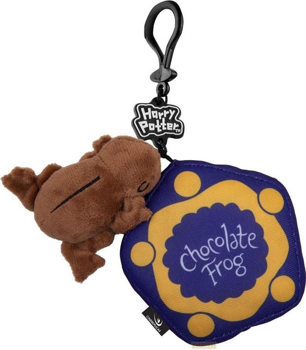 Actual product image Cinereplicas Harry Potter plush keyring Chocolate Frog 8 cm