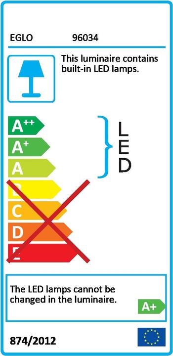 Label énergétique EGLO Competa 1 (2500 lm)