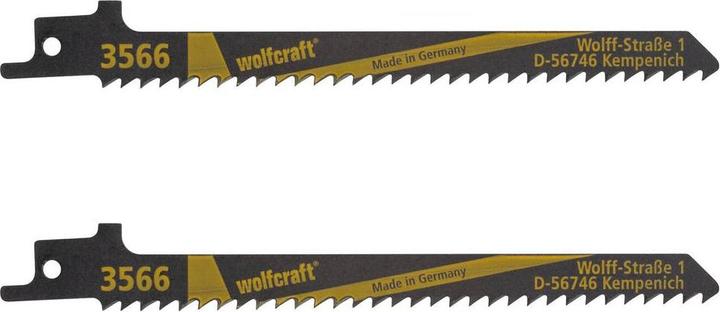 Produktbild wolfcraft 2 Säbelsägebl. CV, Holz, Kurve, L=150mm