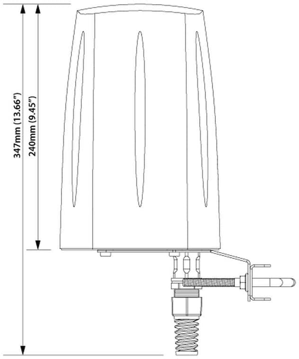 Actual product image Quwireless A500S - QuSpot for Teltonika TRB500 (5G)