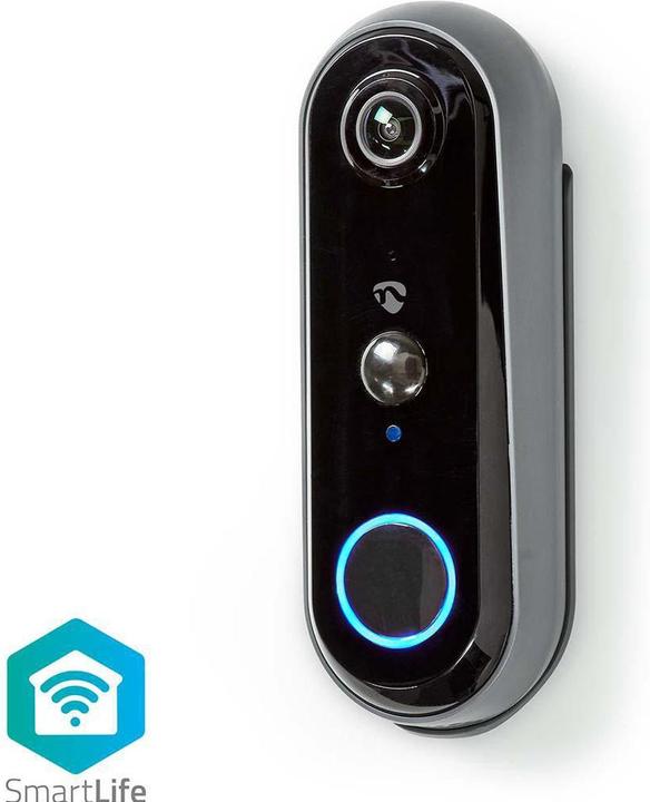 Actual product image Nedis Smartlife Video Doorphone Wi-Fi Battery Powered AndroidT / IOS Full HD 1080p Cloud / m (Wi-Fi)