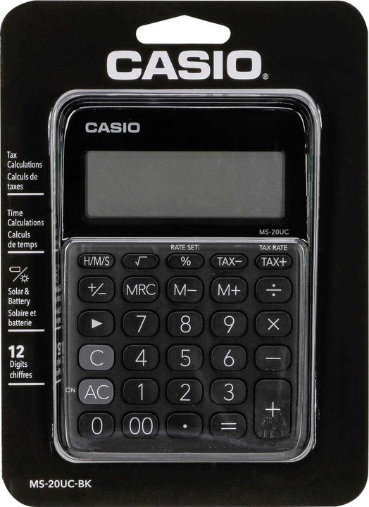 Produktbild Casio Ms-20uc-Bk (Solarzellen, Batterien)