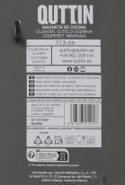 Actual product image Quttin kitchen machete 17.5cm sybarite (17.50 cm)