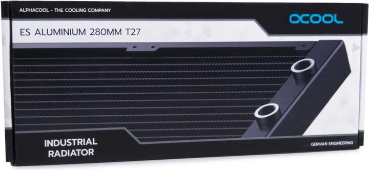 Produktbild Alphacool Alpha ES Aluminium 280 mm T27 -Industrie 1021478 (140 mm)