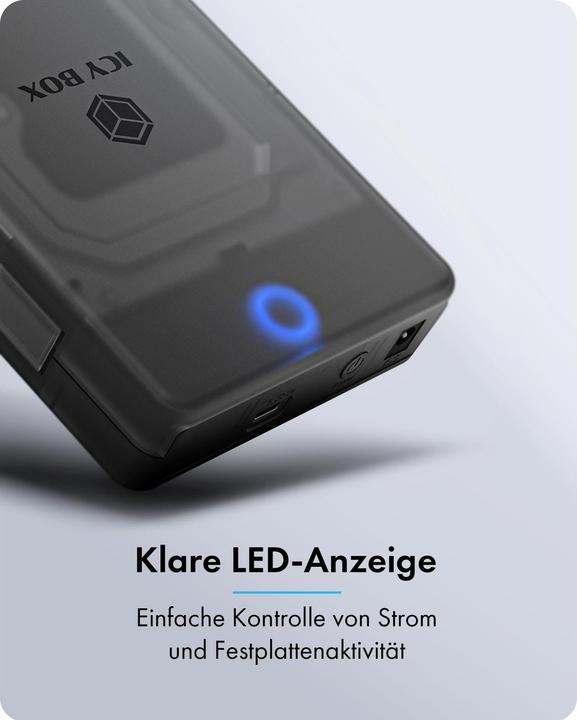 Produktbild Icy Box Spade Base 388 – 3.5" SATA Gehäuse USB 3.0 (3.5")