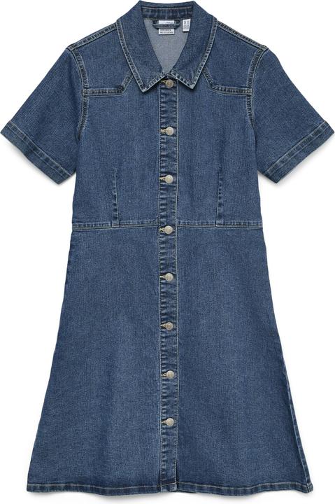 Actual product image Vero Moda VMAMANDA Kurzes Kleid Jeanskleid (3XL)