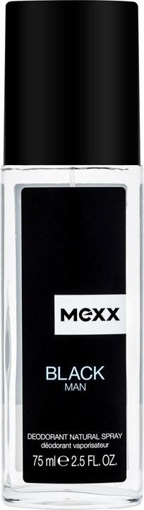 Produktbild Mexx Black Man Natural deodorant spray 75ml (Spray, 75 ml)