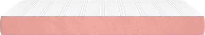 Produktbild vidaXL Taschenfederkernmatratze Rosa Samt (120 x 220 cm)