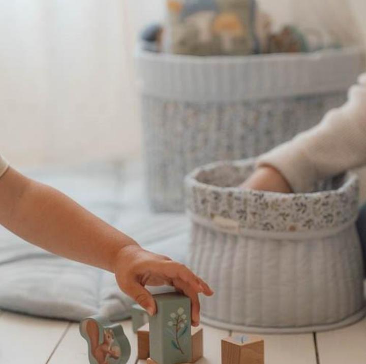 Produktbild Little Dutch Gesteppte Pflegekörbchen gross Forest Adventure (reversible)