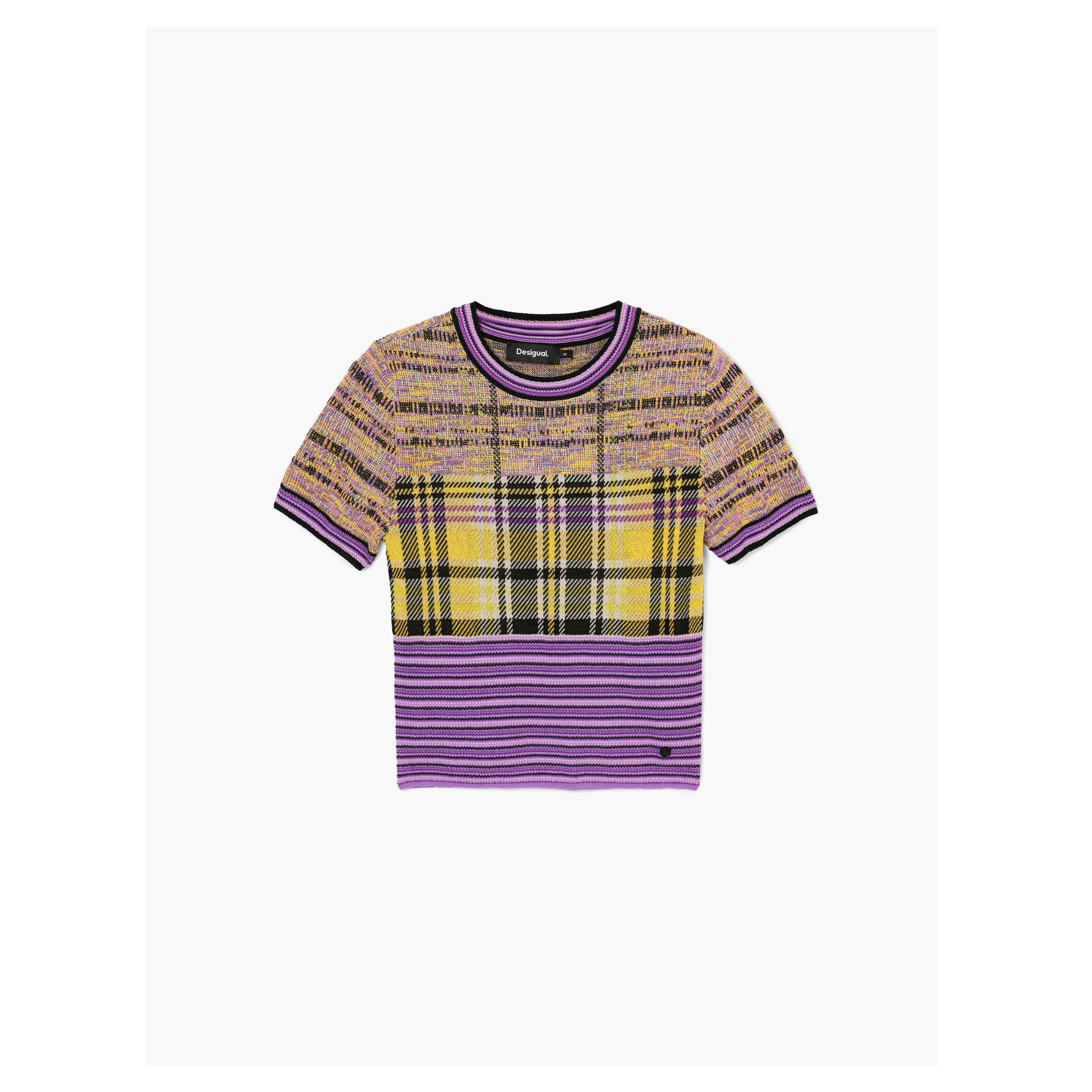 Desigual, Damen, Shirt, Cuadri, Mehrfarbig, (S)
