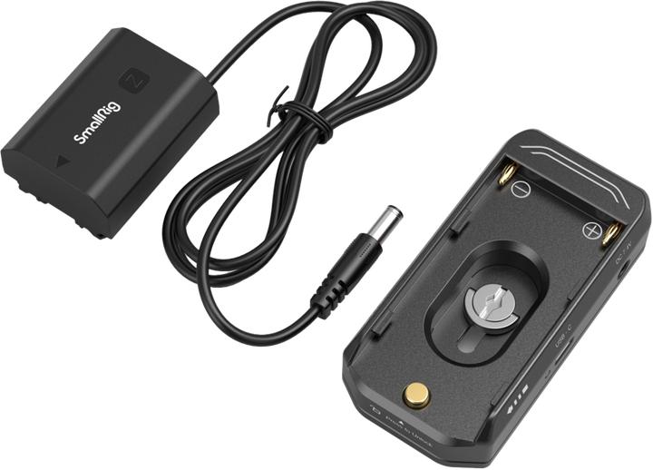 Actual product image SmallRig Battery adapter mounting plate kit (Camera battery power adapter)