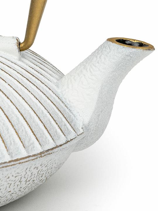 Produktbild Bredemeijer Teekanne Linhai 1,1l Gusseisen weiss 153032 (1.10 l)