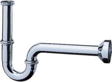 Produktbild hansgrohe HG Röhrensiphon installationsfreundlich chrom (Röhrensiphon, 1 1/4")