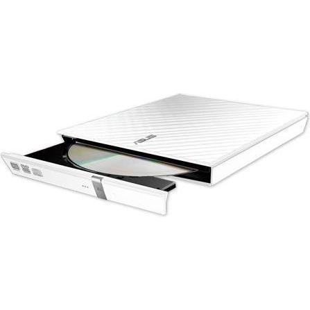 ASUS Graveur DVD External Slim Sdrw-08d2s-U Lite (Blanc) (Unità DVD), Unità disco ottico, Bianco
