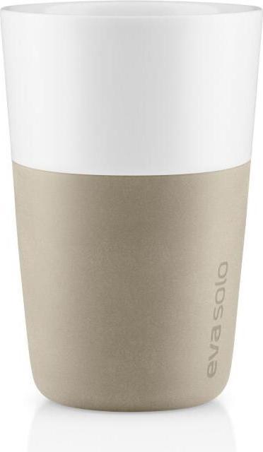 Produktbild Eva Solo Latte Macchiato Becher 360 ml, 2 Stück, Beige/Weiss (360 ml, 2 x)