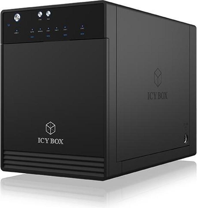 Icy Box Boîtier pour 4x HDD/SSD,IB-3740-C31 (2.5", 3.5")