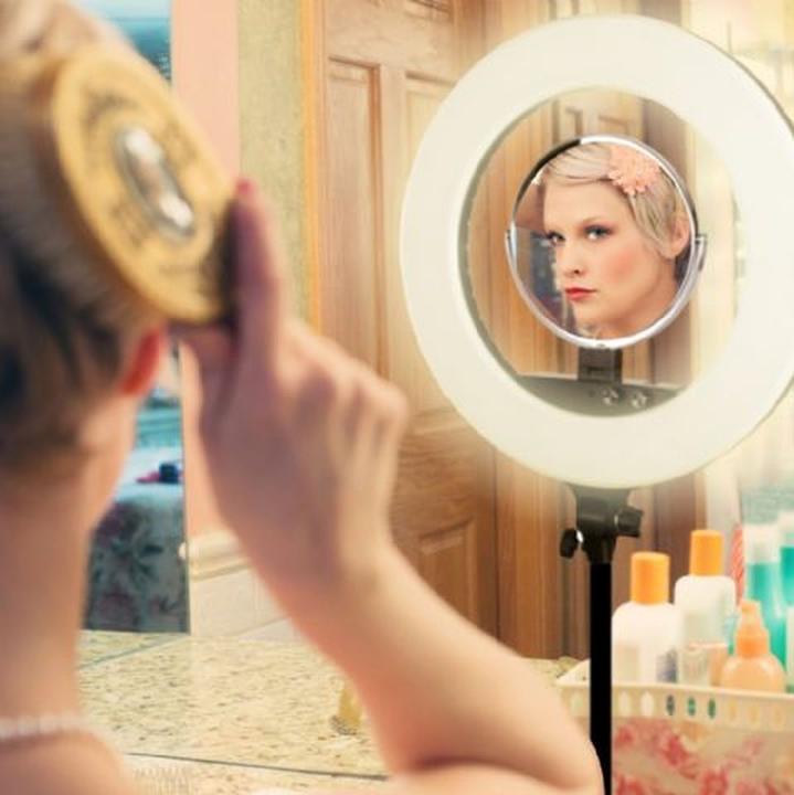 Produktbild Studioking LED Ringlampe Set LED-480ASK auf 230V (Ringleuchte)