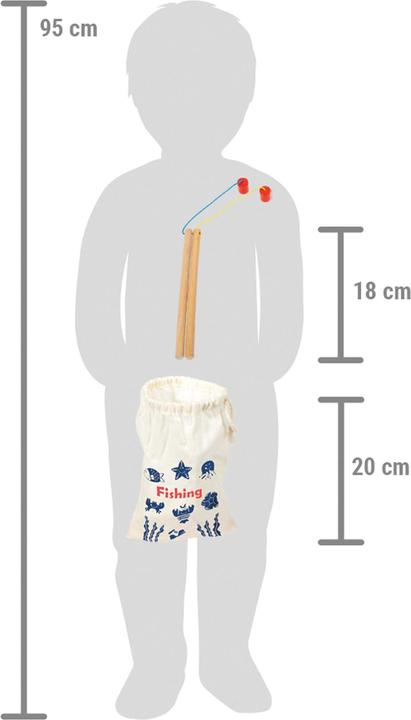 Actual product image small foot Fishing Fish fishing Travel game (German)