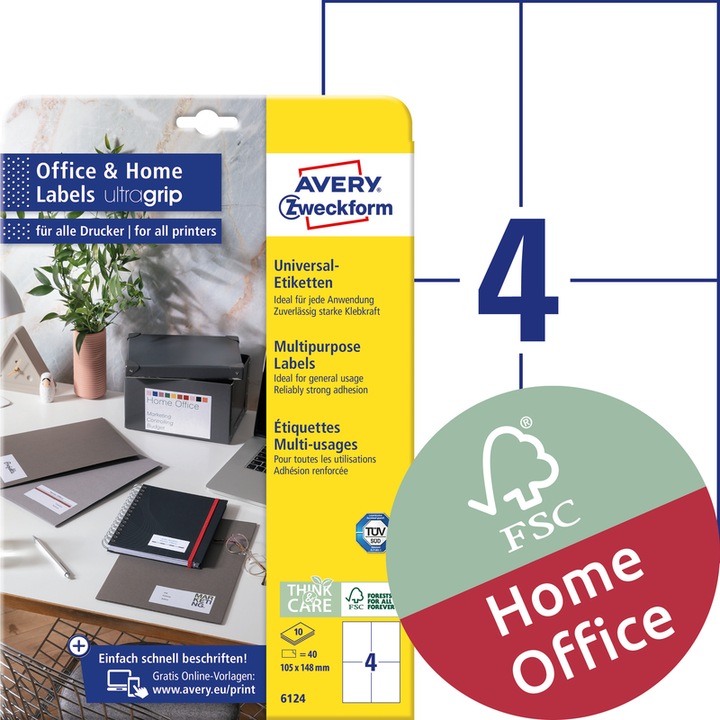 Actual product image Avery Universal Labels