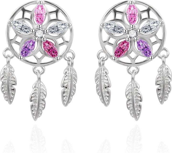 Immagine prodotto Agato - Charming Silver Dream Catcher Earrings AGT-E228PC (Argento)