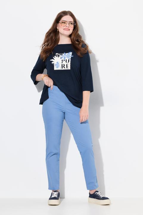 Immagine prodotto Ulla Popken Jeggings di cotone biologico con taglio della gamba stretto e cintura elastica (52)