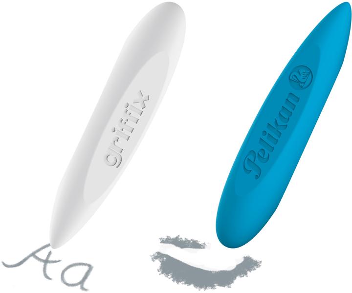 Productafbeelding Pelikan Gum 2ST Griffix blauw/wit