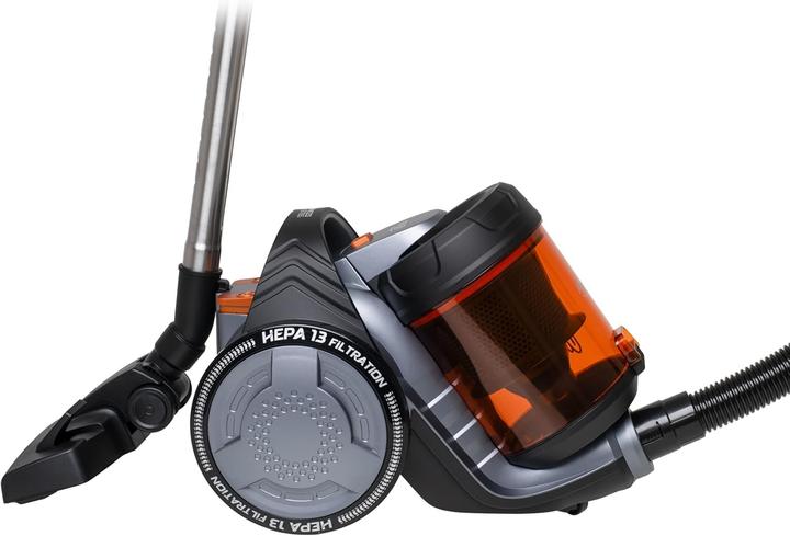 Actual product image Adler Cyclone Vacuum Cleaner | AD 7065 | Bagless | Power 700 W | Dust capacity 1.6 L | Black/Red
