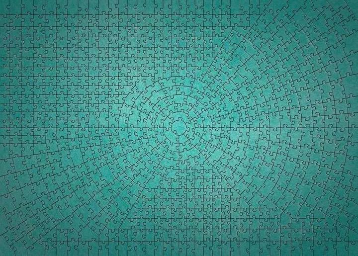 Produktbild Ravensburger Puzzle 12000189 - Krypt Puzzle Metallic Mint - Schweres Puzzle für Erwachsene und (736 Teile)