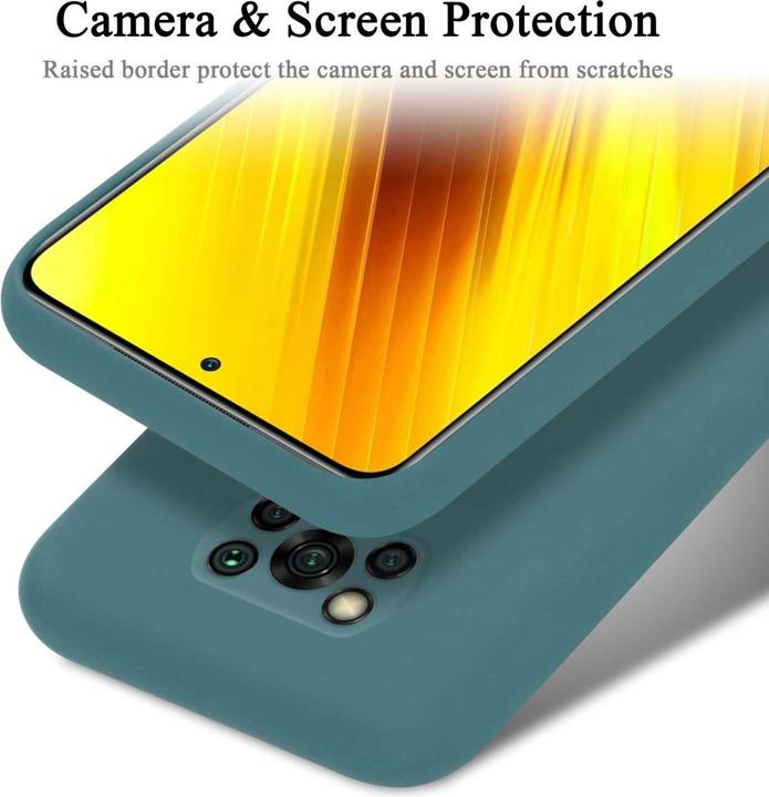Image du produit Cadorabo Coque pour Xiaomi POCO X3 NFC TPU Liquid Silicone Case (Xiaomi Poco X3 NFC)