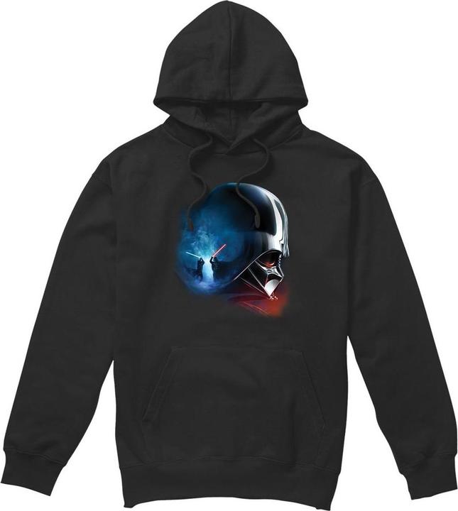 Actual product image Star Wars Mens Obi Wan Kenobi Vader Poster Hoodie (XL)
